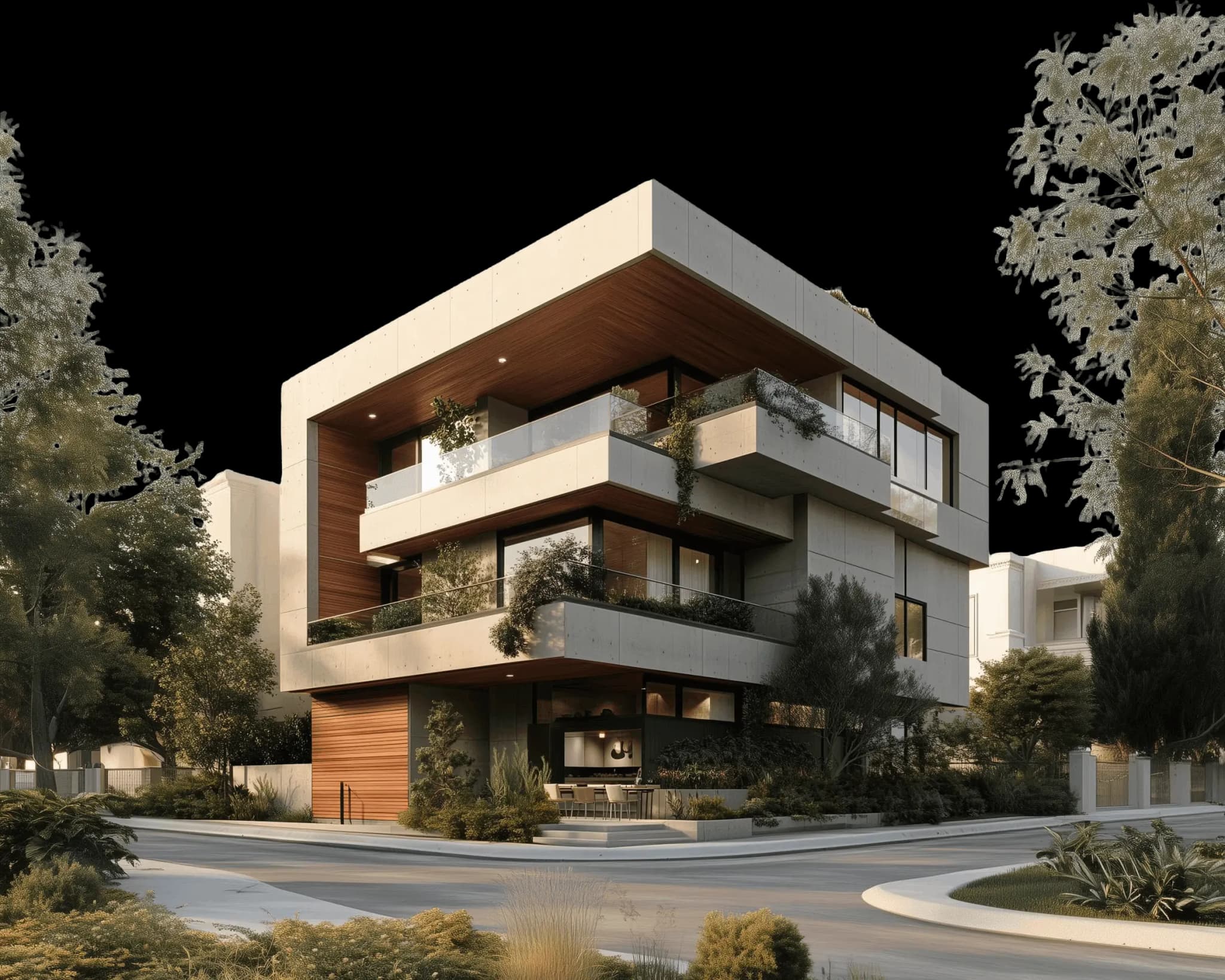 Render of a residential project